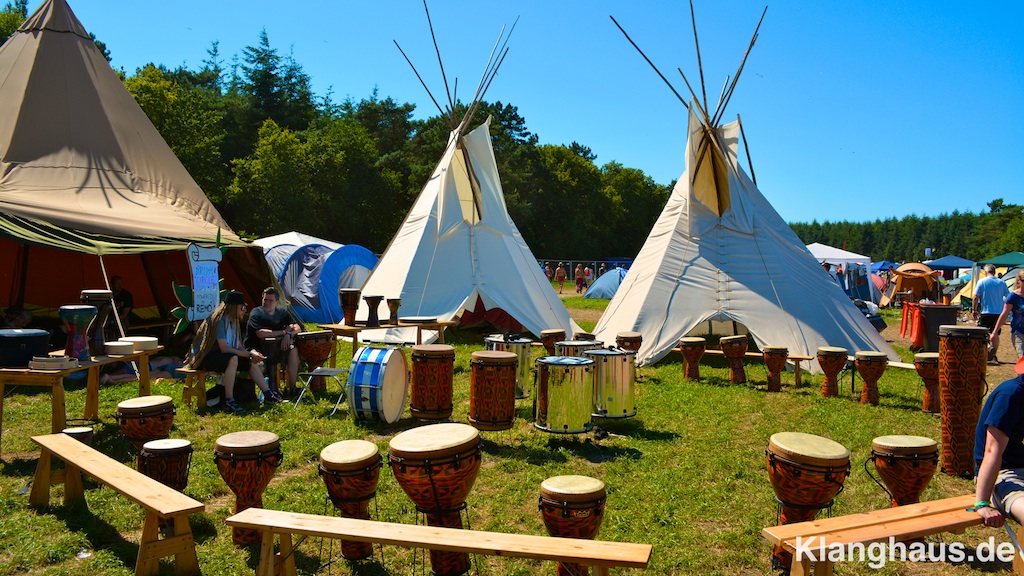 Trommelpower auf dem Deichbrand-Festival 2013